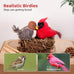 Potaroma SilverVine Cat Toys Chirping Realistic Birdies Interactive Kicker Indoor Kitty Exercise Toys 2 Pcs