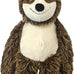 Multipet Sloth Dog Plush Toy, 10 inches, Squeaky, Extra Soft, Cuddling & Play