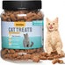 13.4 oz Natural Chicken Catnip & Cat Grass Hairball Control & Dental Care Treats for Indoor Cats and Kittens