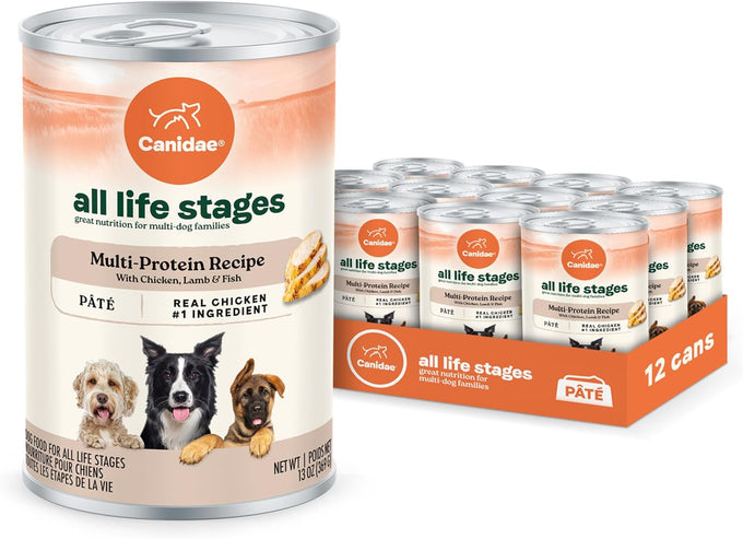 Canidae All Life Stages Premium Wet Dog Food, Chicken & Rice, 13 oz (6 Pack)