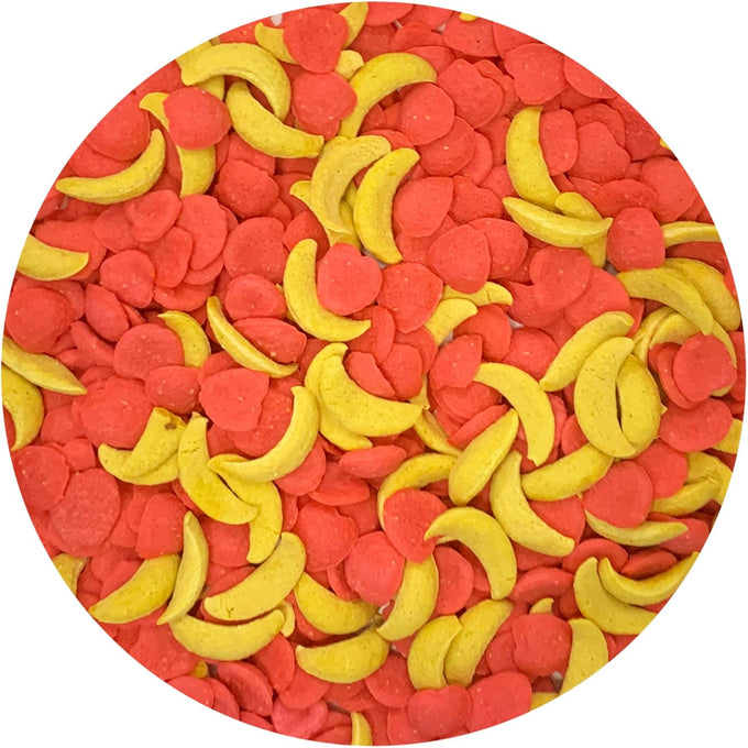 Crunchez Apple and Banana Crunchy Fruit Flavored Treat Bites for Sugar Gliders, Hamsters, and Small Pets