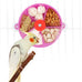 Bird Creative Foraging System Wheel Seed Food Ball Rotate Training Toy for Small Parrots