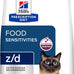 Hill's Prescription Diet z/d Skin/Food Sensitivities Dry Cat Food, Hydrolyzed Chicken, 4 lb. Bag