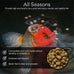 Kahuna Koi Fish Food for Ponds, 4.5lbs, Pellets, 3/16-1/4, Floating, Pond Fish Food, Made in USA