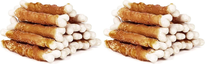 MON2SUN 4-Inch Chicken Wrapped Calcium Bones, 10oz for Puppies & Small Dogs