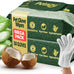 petazy pet glove wipes for dogs and cats hypoallergenic thick cleaning gloves with aloe coconut oil, 25 pack