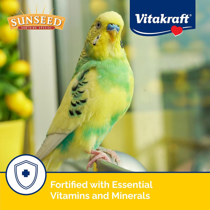 sunseed vita prima parakeet food 2lb  grains seeds vegetables fruits and live micro organisms