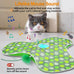 umosis Rechargeable Moving Concealed Feathers Real Mouse Squeaky Touch Activated Cat Kitten Toy