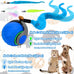 speedy interactive cat toy ball with feather tails automatic rolling indoor cat stimulation gift