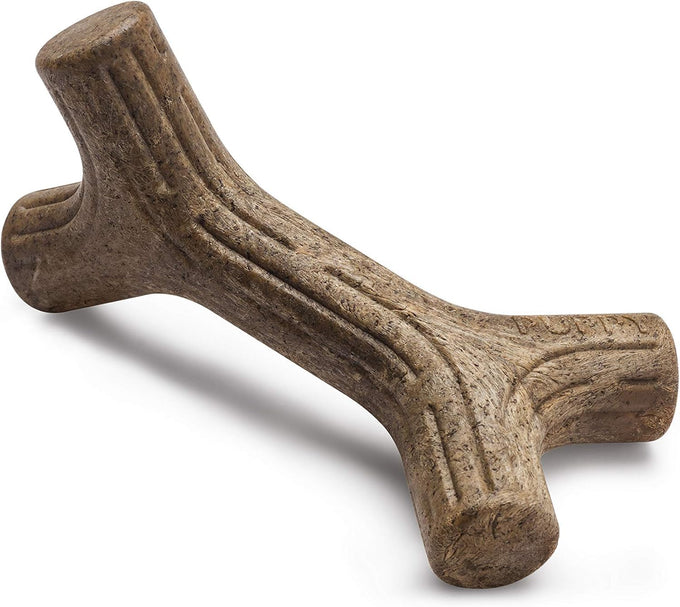 benebone dental durable dog chew toy medium real bacon made in usa