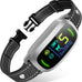 FAFAFROG Rechargeable Smart Bark Collar for Large Medium Small Dogs, 5 Adjustable Sensitivity Beep Vibration, Black