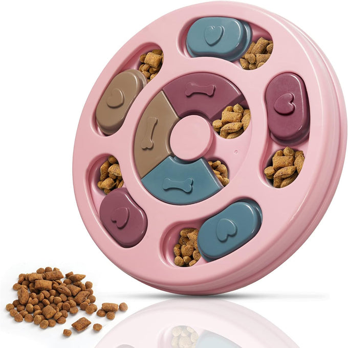 DR CATCH dog puzzle for IQ training & mental enrichment, blue, L9.44" x W9.44" x H1.14"