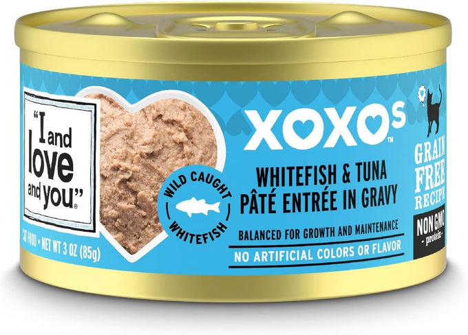 I and Love and You grain free salmon tuna pate wet cat food 3oz 24 pack