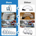 Supet adjustable dog cone collar for large medium small dogs, comfortable pet recovery, Elizabethan neck collar