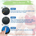 Gelabur set of 4 dog buttons for communication, voice recordable and classroom activities, pet training talking buttons starter set