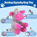 loncoldy plush chew toys for large dogs, crinkle stuffed animal squeaky interactive toys for small medium large dogs