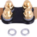 educator cpad-011 winged brass contact pads for dog training collar receivers, fits rx-090 rx-120 rx-1000, for long & thick coat dogs