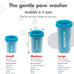 Dexas MudBuster Portable Dog Paw Cleaner, Medium, Blue - Effective Pet Cleaning Solution