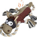 iokheira auburn dog toys for aggressive chewers, tough indestructible squeaky toys for large dogs