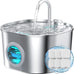 cat stainless steel water fountain 304 for cats/dog indoor automatic watering