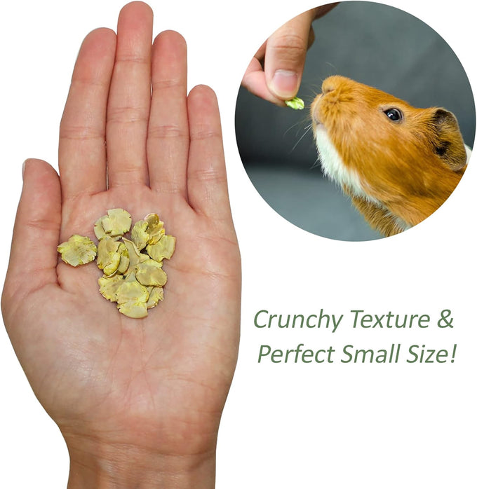 Exotic Nutrition green pea flake supplement 3oz for small pets