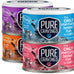 Pure Cravings 100% Mercury-Tested Grain-Free Wet Cat Food Canned Tuna Cutlets in Gravy, Pack of 12