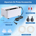 Aquarium Air Pump, 2.3W/5.5W/8W, Adjustable Fish Tank Bubbler for Small to Large Aquariums, up to 200 Gallons