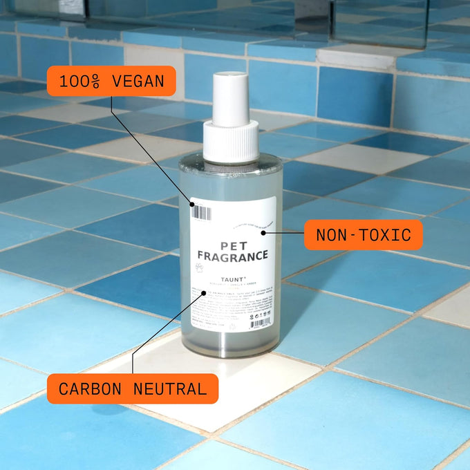 DedCool 01 Taunt Clean Luxury Pet Perfume for Dogs 8.5 fl oz Non-Toxic Vegan Deodorizing Spray