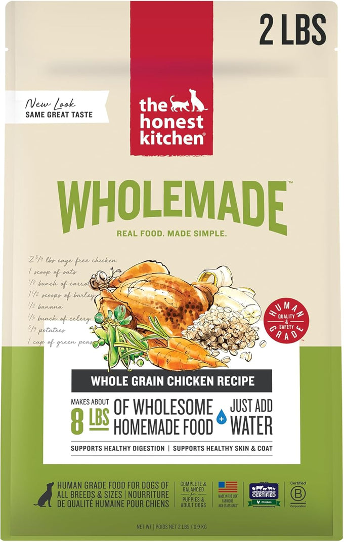 The Honest Kitchen Whole Grain Beef & Oat Dehydrated Dog Food, 10lb