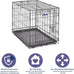 MidWest Homes for Pets 30-inch iCrate for medium breeds, 21-40 lbs, durable and easy to assemble