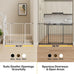 InnoTruth 29.5–40.75" baby gate with dual lock, 30" tall dog gates for doorways & hallways