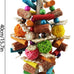 Parrot toys for large birds, natural peppered wood, African Grey, Macaws, Cockatoos, Amazon Parrot chew toys, aviary hanging accessories