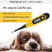 iProven pet thermometer with flexible tip, accurate readings in 20 seconds, waterproof and veterinary supply, DTK-117Y