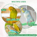 2pcs bird beak grinding stone, anti-slip parakeet nail trimming stick resin perch stand platform for budgies, parakeets, cockatiels, conures