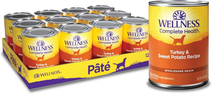 Wellness Grain-Free Chicken Stew Wet Dog Food, 12.5 oz, 12 Cans