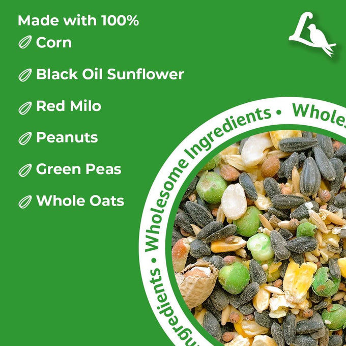 Lyric Wildlife Critter Food & Wild Bird Seed, 10 lb Hand-Crafted Mix, Nutrient-Rich for Deer, Squirrels, Turkeys & Rabbits