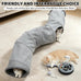 XiaPia 6-in-1 Collapsible Cat Tunnel with Interactive Roller Ball and Crinkle Hideout for Indoor Cats