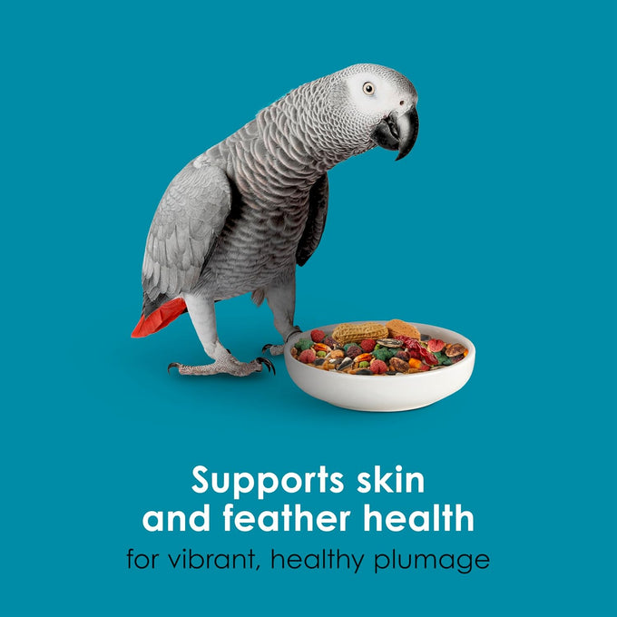 Kaytee Forti-Diet Pro Health Gourmet Parrot Food for Brain Heart Immune Digestive Health, 8 Pound