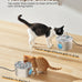 Stainless Steel Cat Fountain 74oz/2.2L for Pets Cats Inside Quiet Water Bowl Dispenser