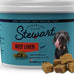 stewart 100% beef liver dog treats 4 oz tub freeze dried raw single ingredient grain free training treats or meal topper