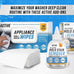 ACTIVE Pet Hair Remover Washing Machine Cleaner for Pet Owners, 24 Septic-Safe Tablets, 1 Year Supply