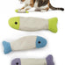 SmartyKat multi-color 3-count Fish Flop crinkle catnip cat toys for solo or interactive play