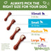 Whimzees Wellness Brushzees Small Size Dog Dental Treats, 24 Count, 12.7 oz Bag – VOHC Accepted Chews for Fresher Breath, Plaque & Tartar Reduction, and Gum Health.