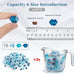DomeStar 150PCS Assorted Blue Fake Ice Rocks, Aquarium Gravels for Fish Tanks Decorations and Home Table Scatter