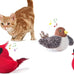 Potaroma SilverVine Cat Toys Chirping Realistic Birdies Interactive Kicker Indoor Kitty Exercise Toys 2 Pcs