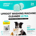 uproot clean washing machine cleaner tablets 24 pack - pet owners safe he top front load 12 month supply