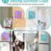 LUKITO 2-pack lick mats for dogs & cats with suction cups and textured surfaces, perfect for anxiety relief and slow feeding