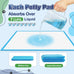 Oomicat Puppy Pads XL 100 count, extra large 34x28 disposable dog training pads with 6-layer leak-proof protection