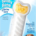Hartz Chew 'n Clean Twisty Bone Dog Chew Toy, Bacon Scented, Extra Small for Moderate Chewers