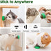 Potaroma catnip toys balls 4 Pcs green, edible kitten silvervine, healthy kitty teeth cleaning dental chew toys